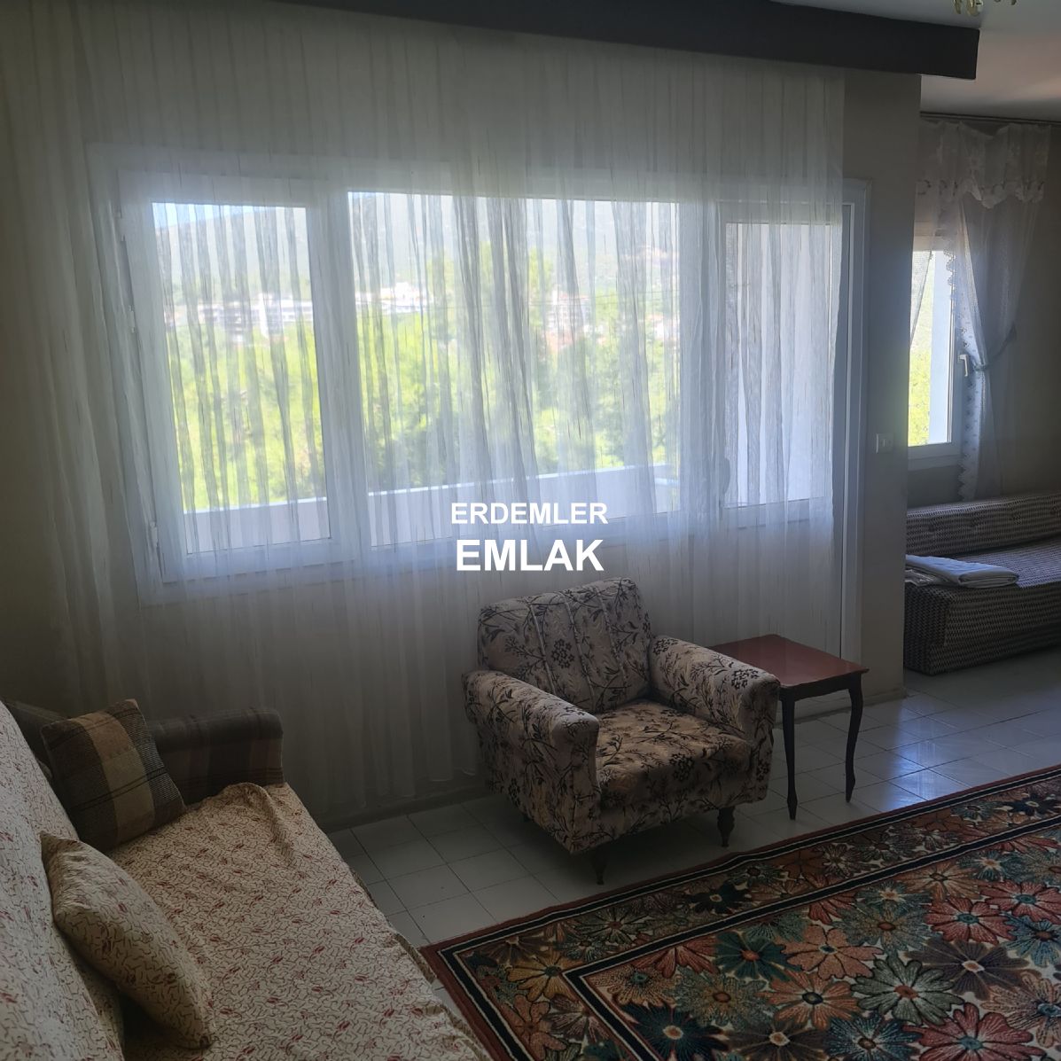 ERDEMLERDEN EVKA 3 DE FULL EŞYALI ARA KAT BAKIMLI MANZARALI 3+1DAİRE