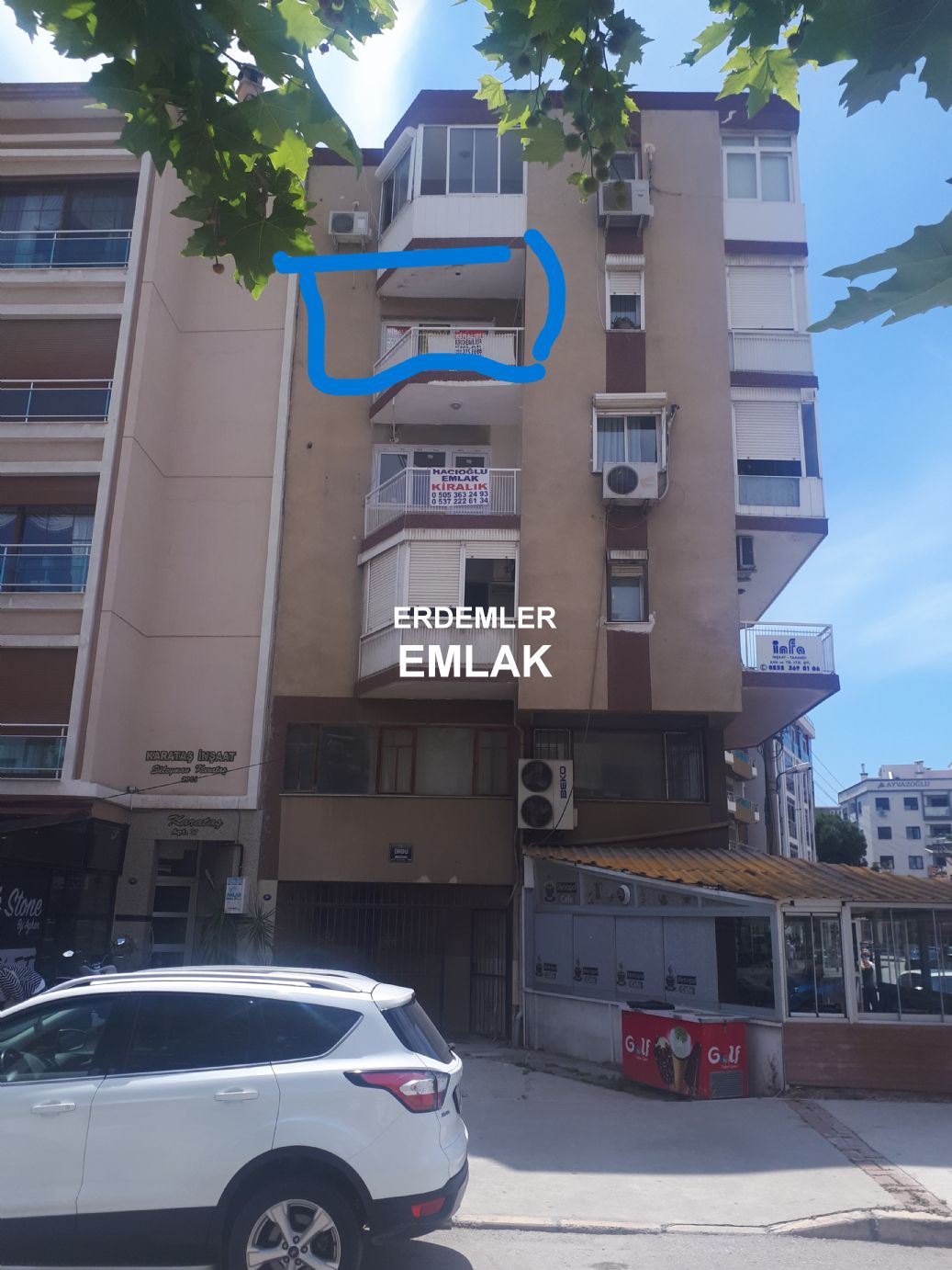 ERDEMLERDEN KARŞIYAKA ŞEMİKLERDE ORDU BULVARINDA ARA KAT DAİRE