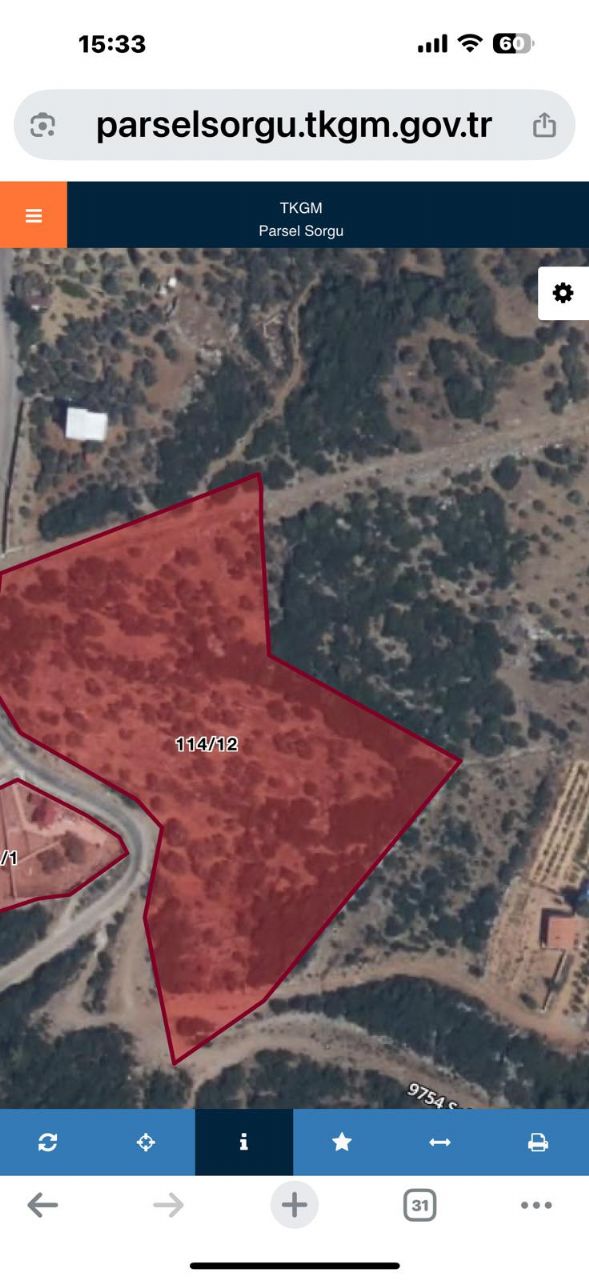 ERDEMLERDEN BORNOVA KAYADİBİNDE KÖŞE PARSEL KUPON TARLA